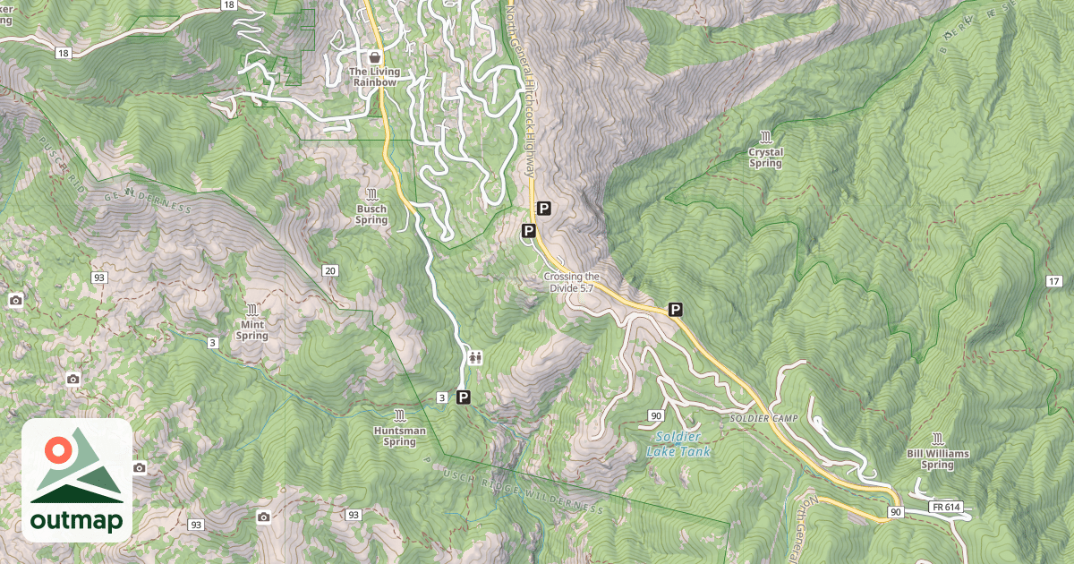 Map of Crossing the Divide