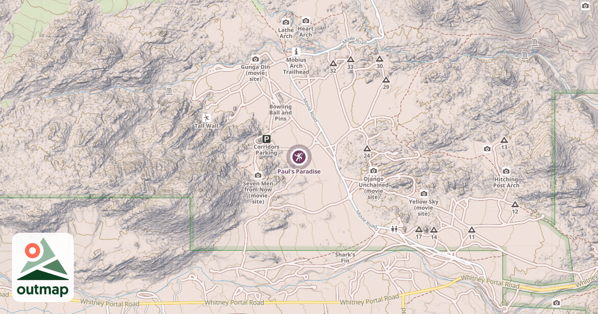Map of Paul's Paradise