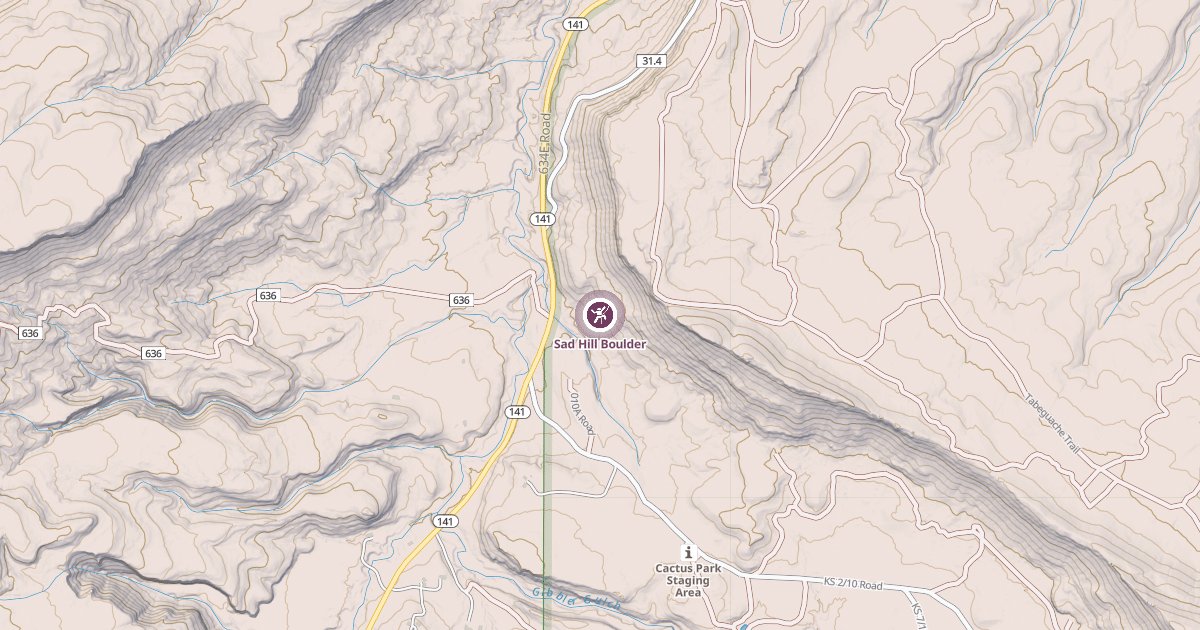 Map preview of Sad Hill Boulder