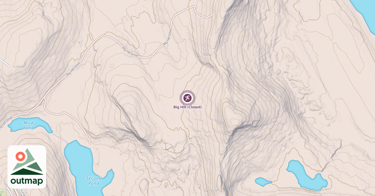 Map of Big Hill (Closed)