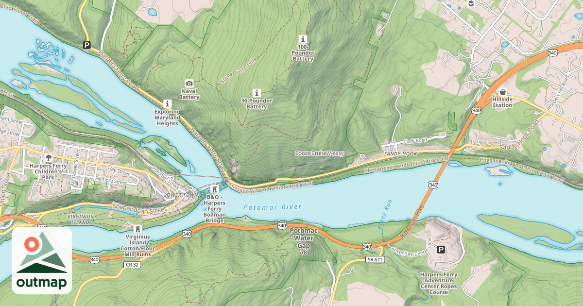Map of Booze Cruise