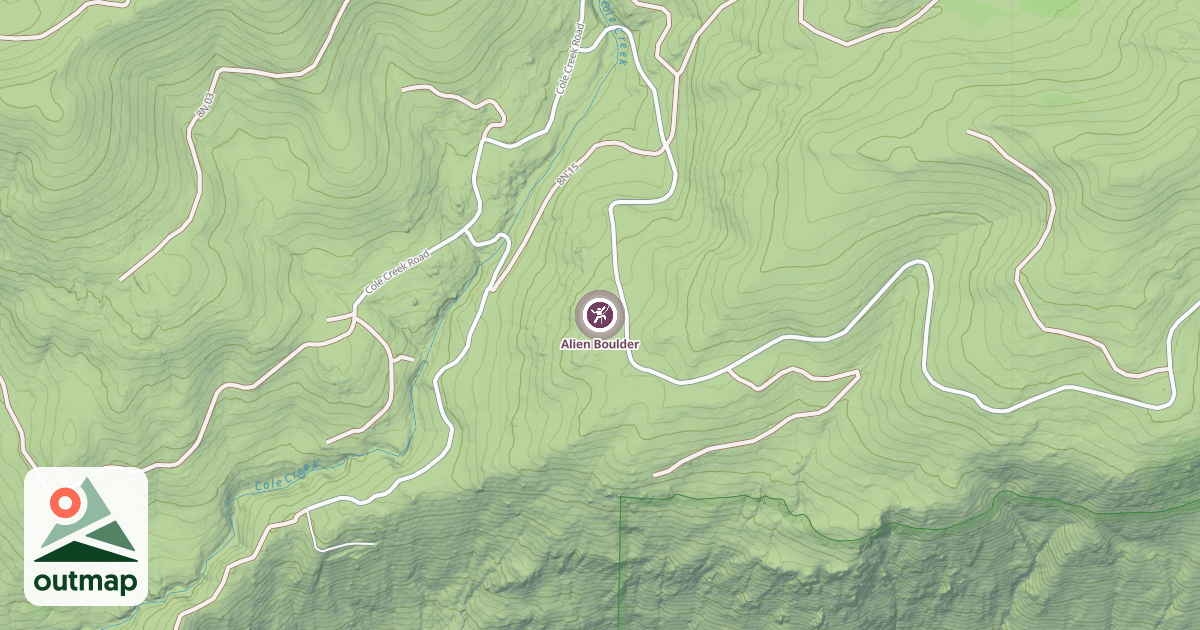 Map of Alien Boulder