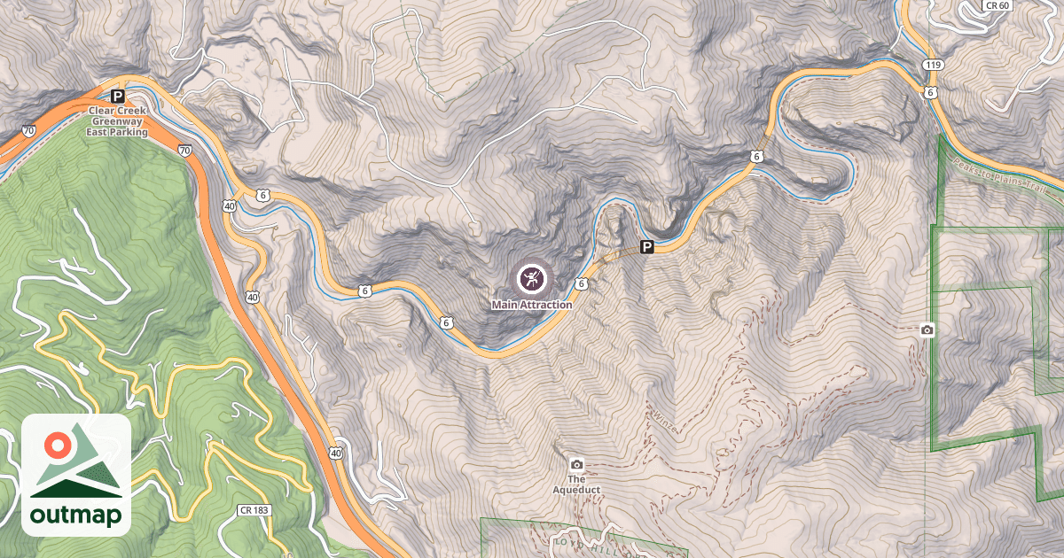 Map of Main Attraction