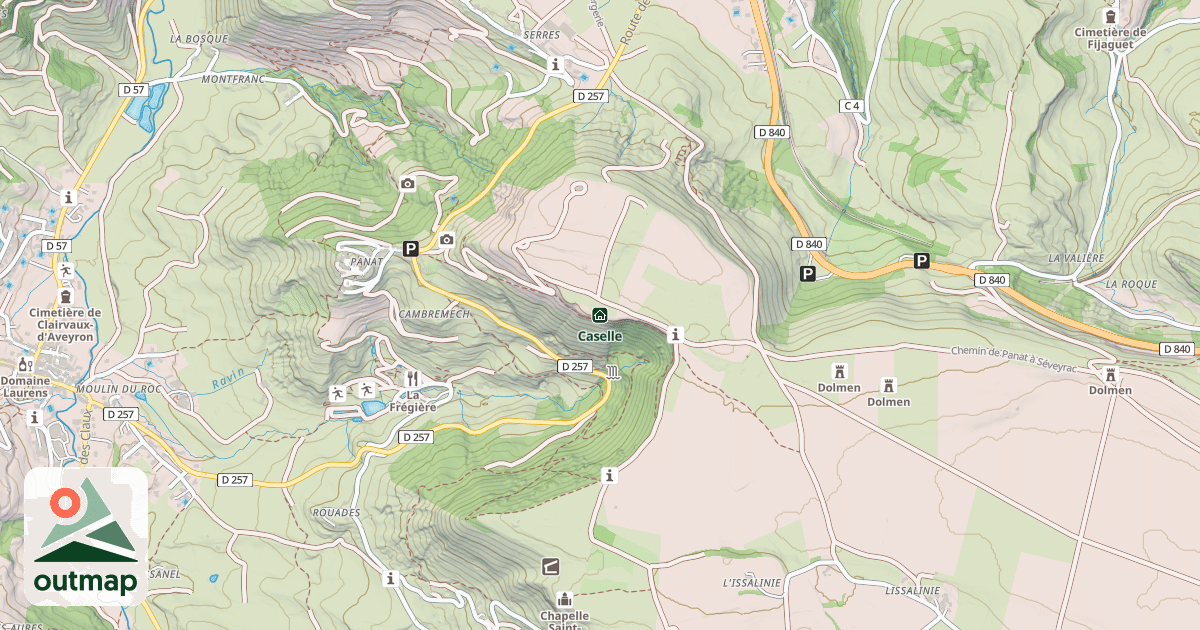 Map of Caselle