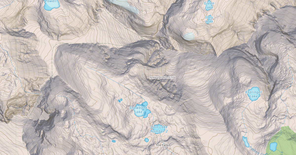 Map preview of Arete Variation