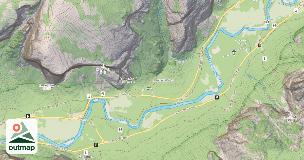 Map of Jam Boulder