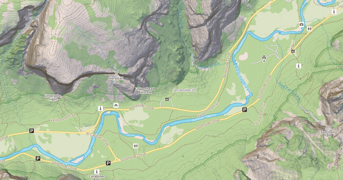 Map preview of Jam Boulder