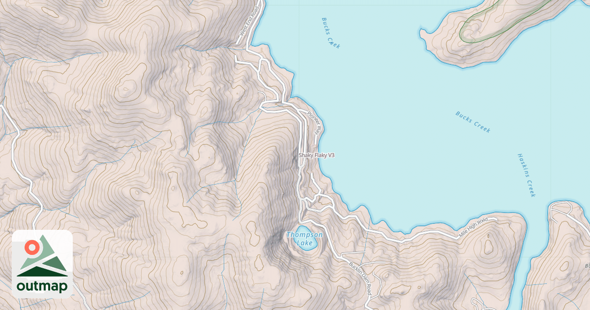 Map of Shaky Flaky
