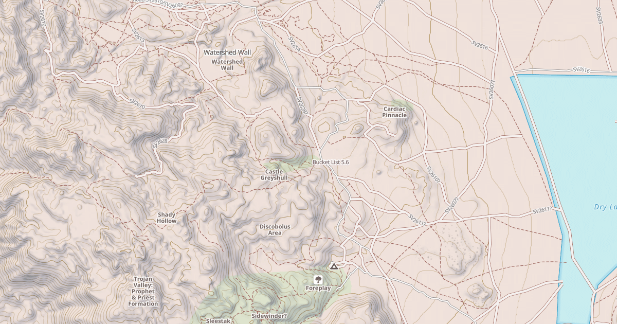 Map preview of Bucket List
