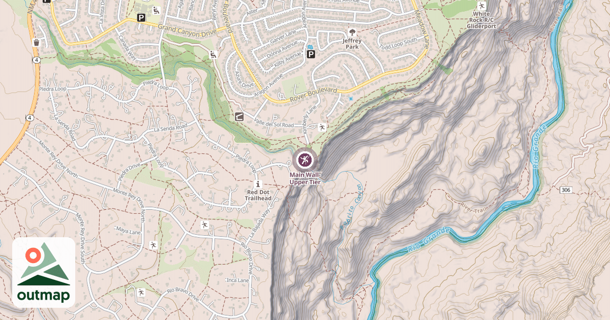 Map of Main Wall- Upper Tier