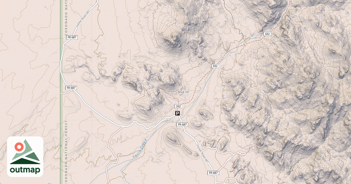 Map of Bodi