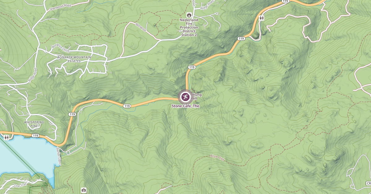Map preview of Stone Cafe, The