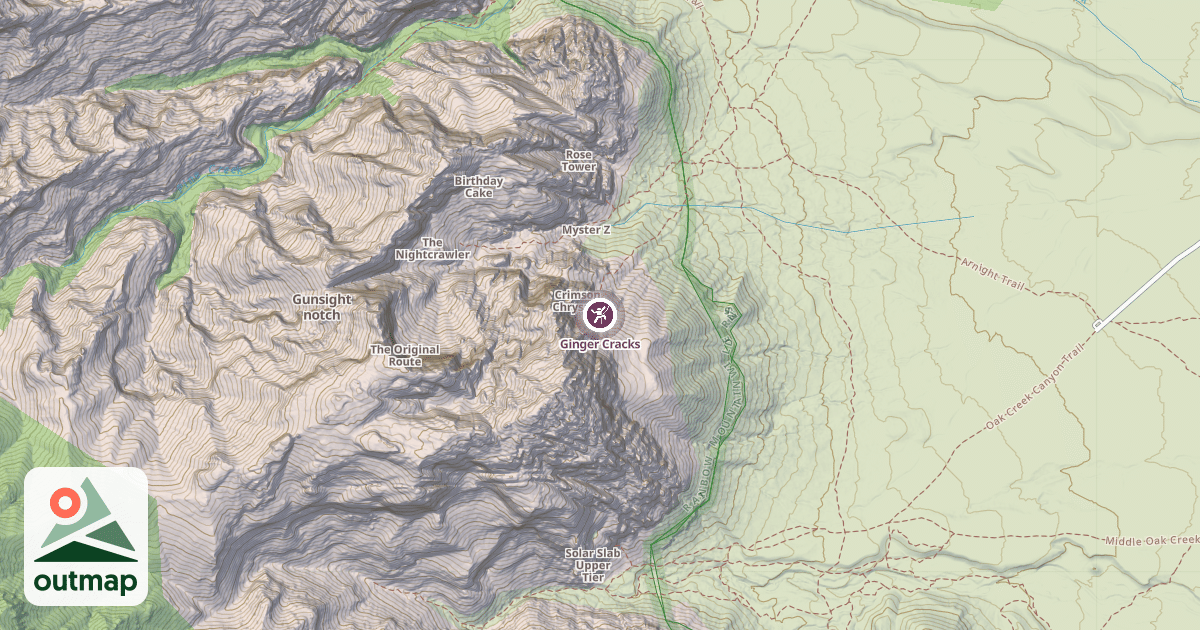 Map of Ginger Cracks