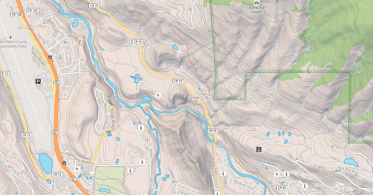 Map preview of Juniper