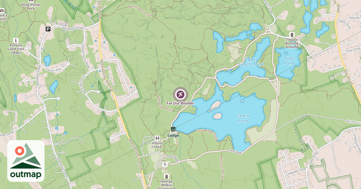 Map of Far Out Boulder