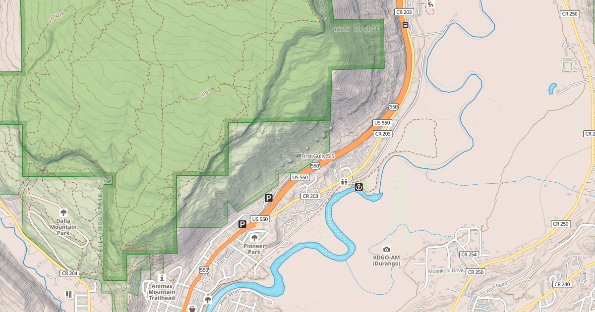 Map preview of First Gully