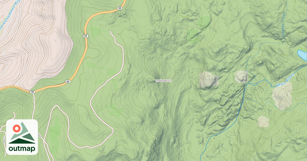 Map of Trad Dad