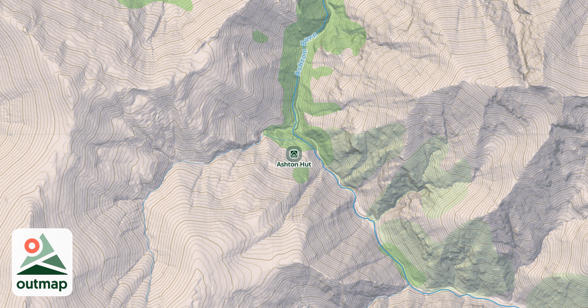 Map of Ashton Hut