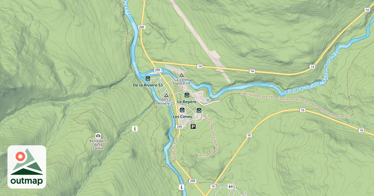 Map of Le Sommet