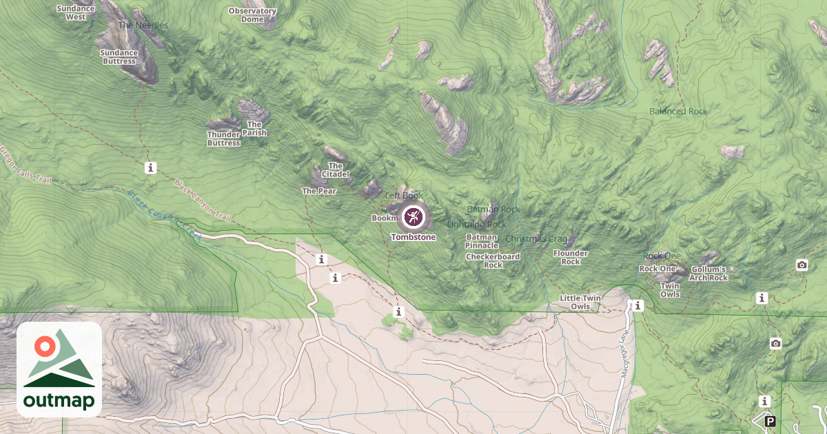 Map of Tombstone
