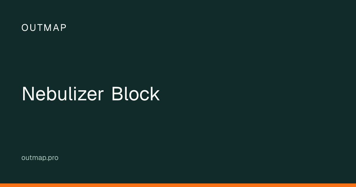Map of Nebulizer Block