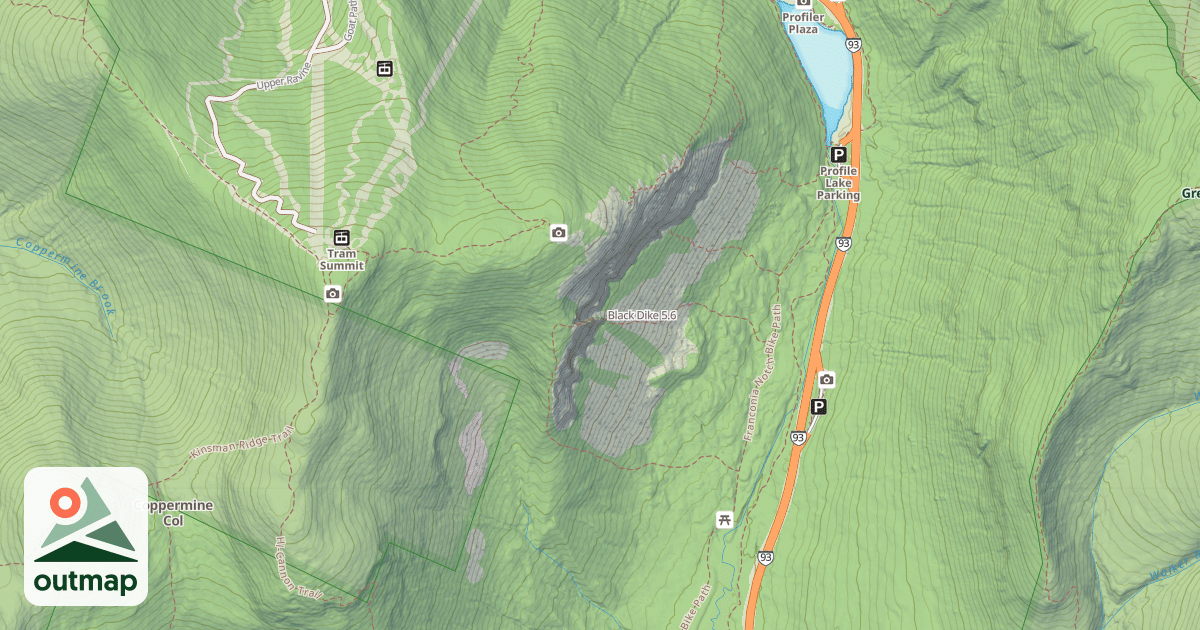 Map of Black Dike