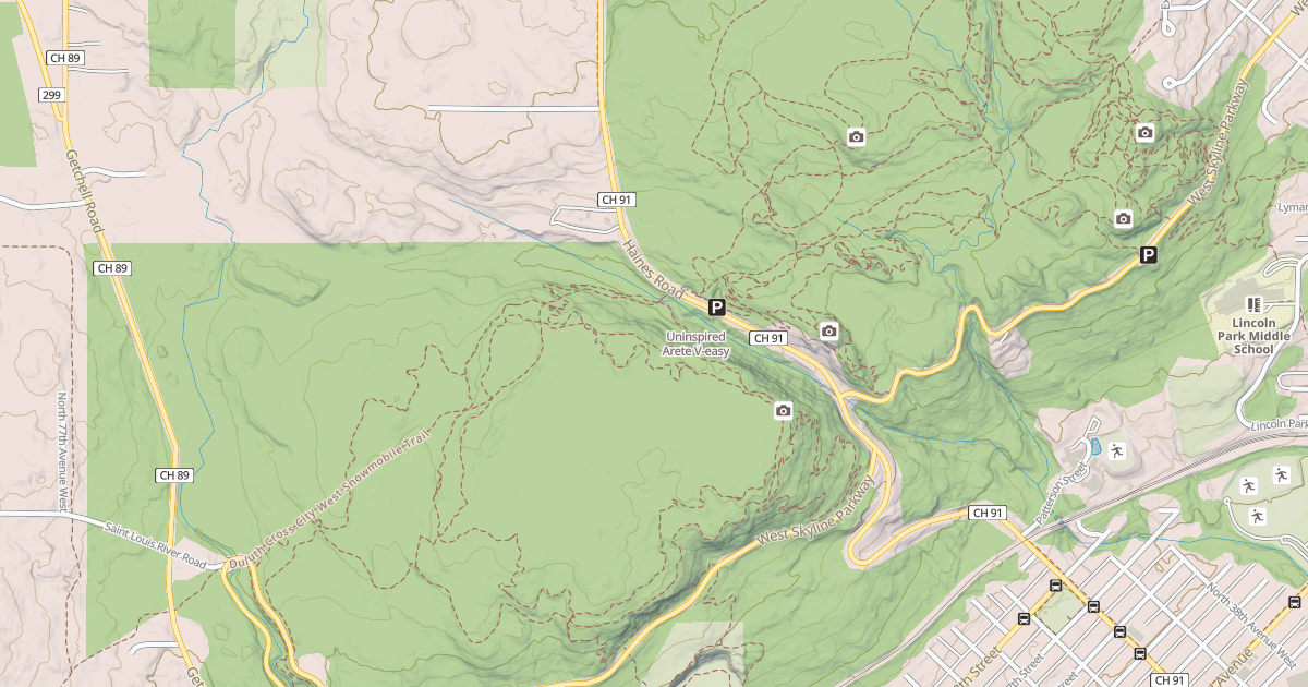 Map preview of Uninspired Arete