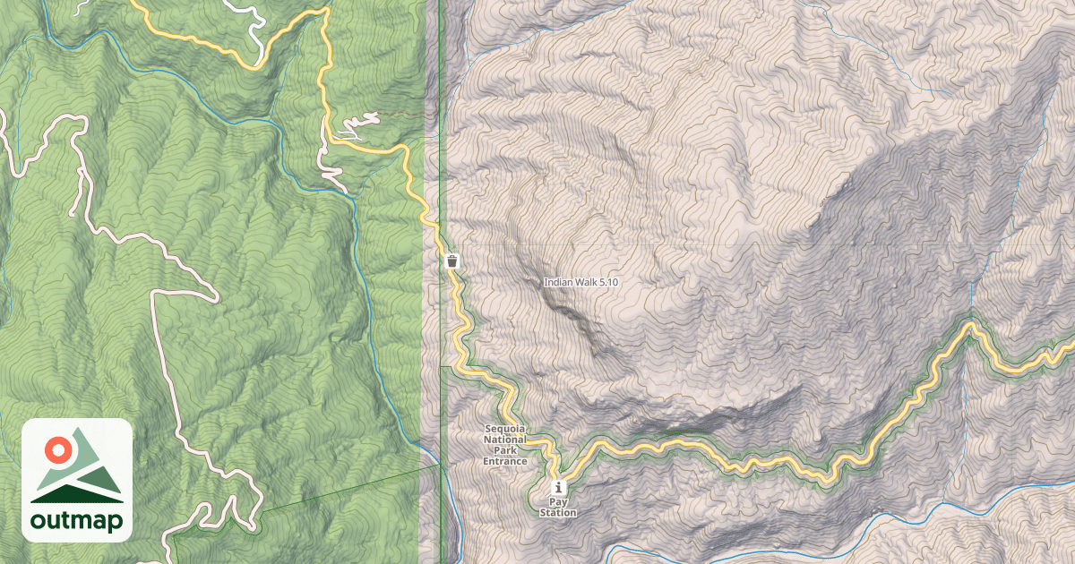 Map of Indian Walk