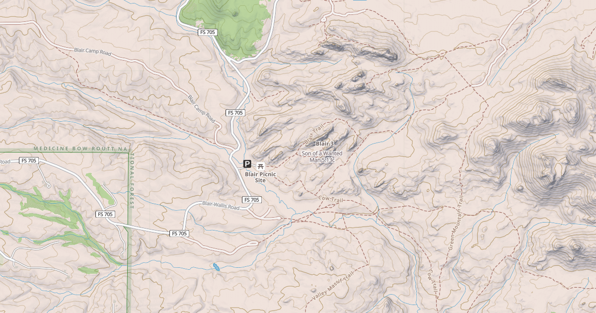 Map preview of Son of a Wanted Man
