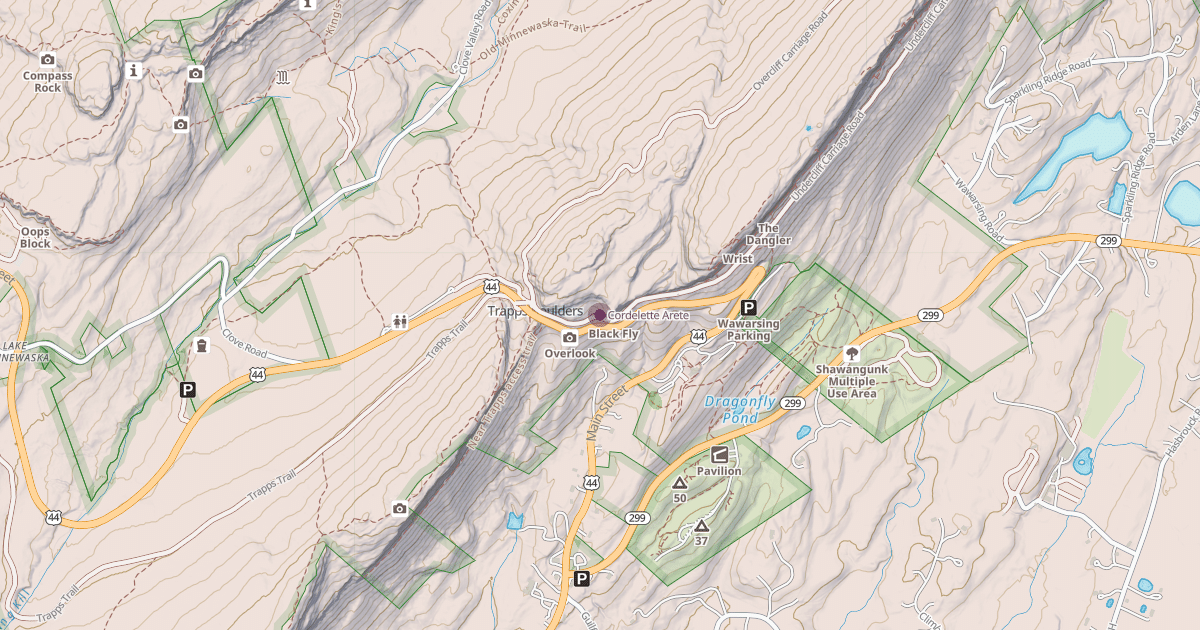 Map preview of Cordelette Arete