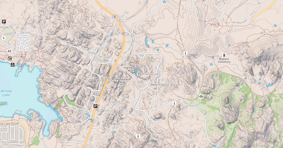 Map preview of Fracture Line