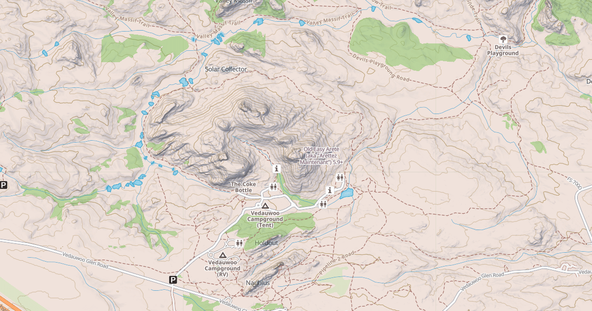 Map preview of Old Easy Arete (aka "Arettez Maintenant")