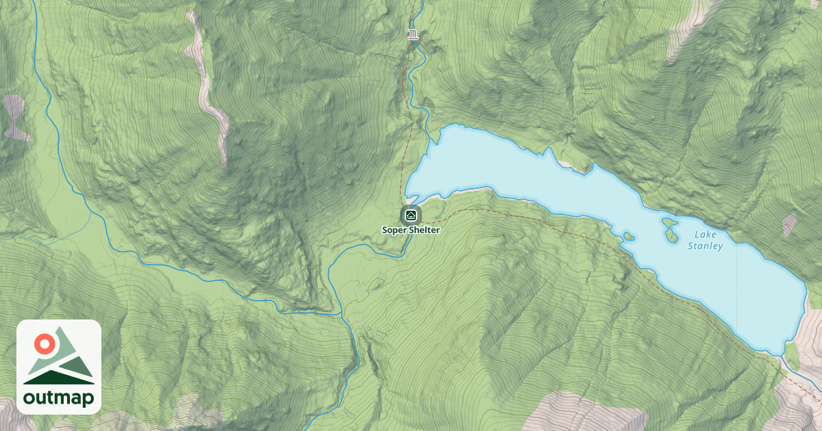 Map of Soper Shelter
