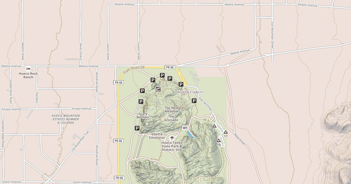 Map preview of Rocking Cradle