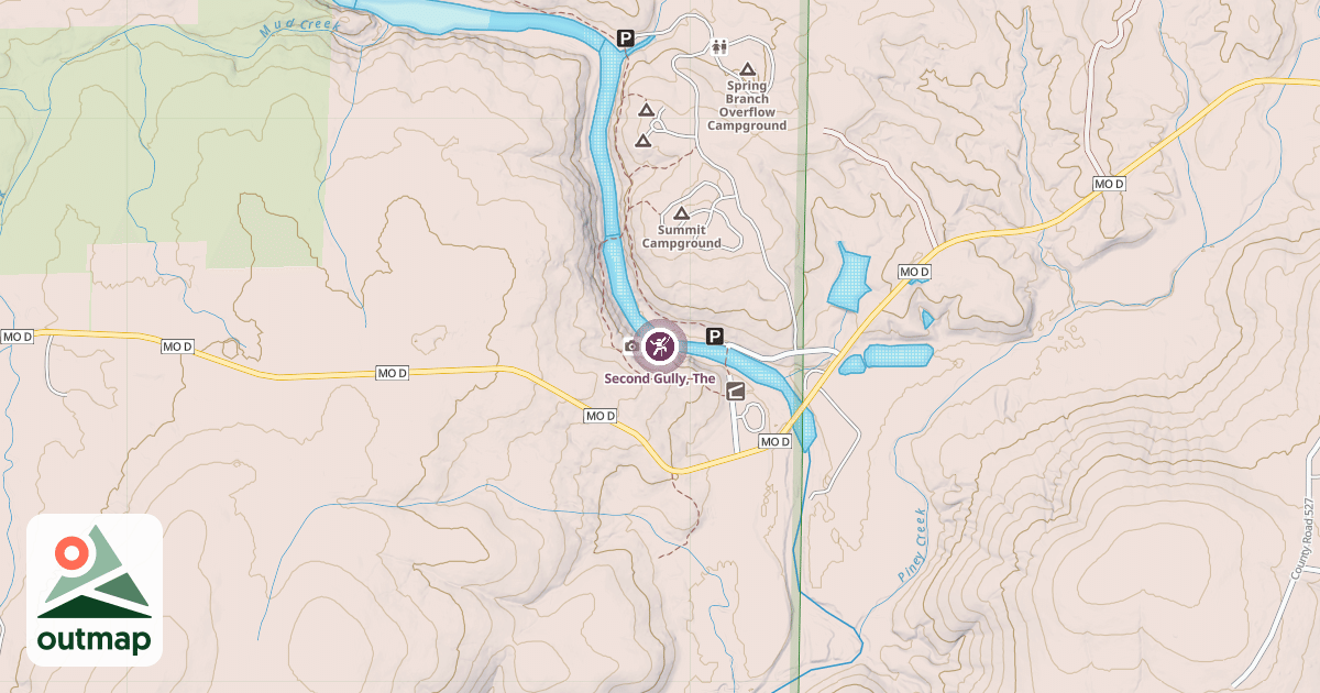 Map of Second Gully, The