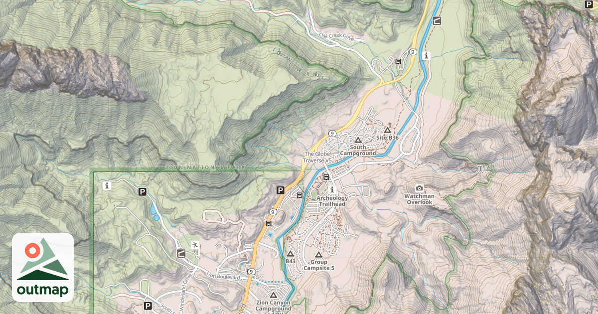 Map of The Globe Traverse