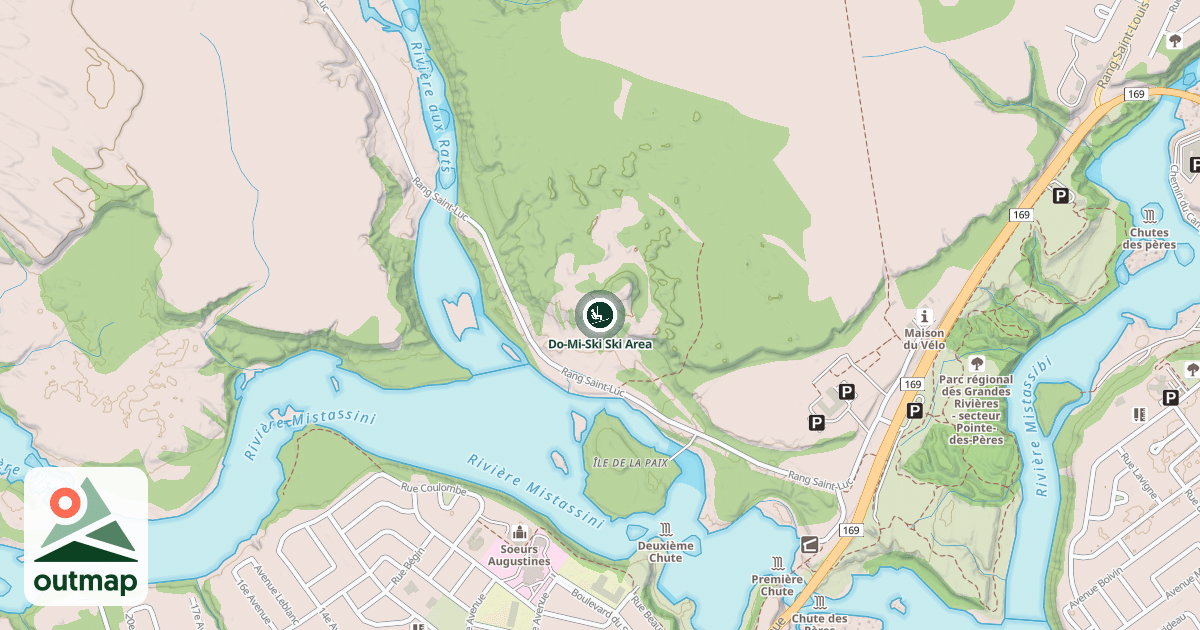 Map of Do-Mi-Ski Ski Area