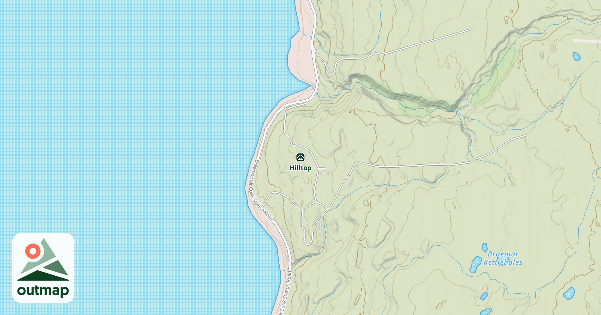 Map of Hilltop