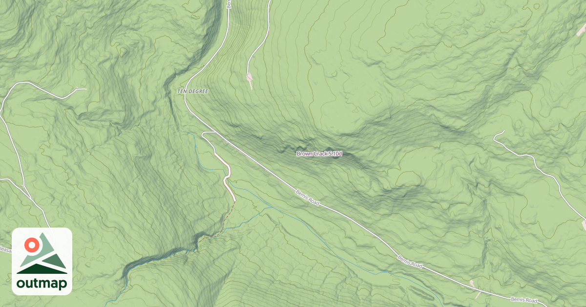 Map of Brown Crack