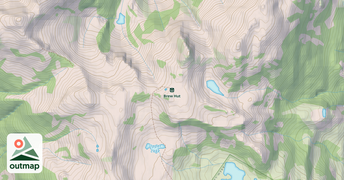 Map of Brew Hut