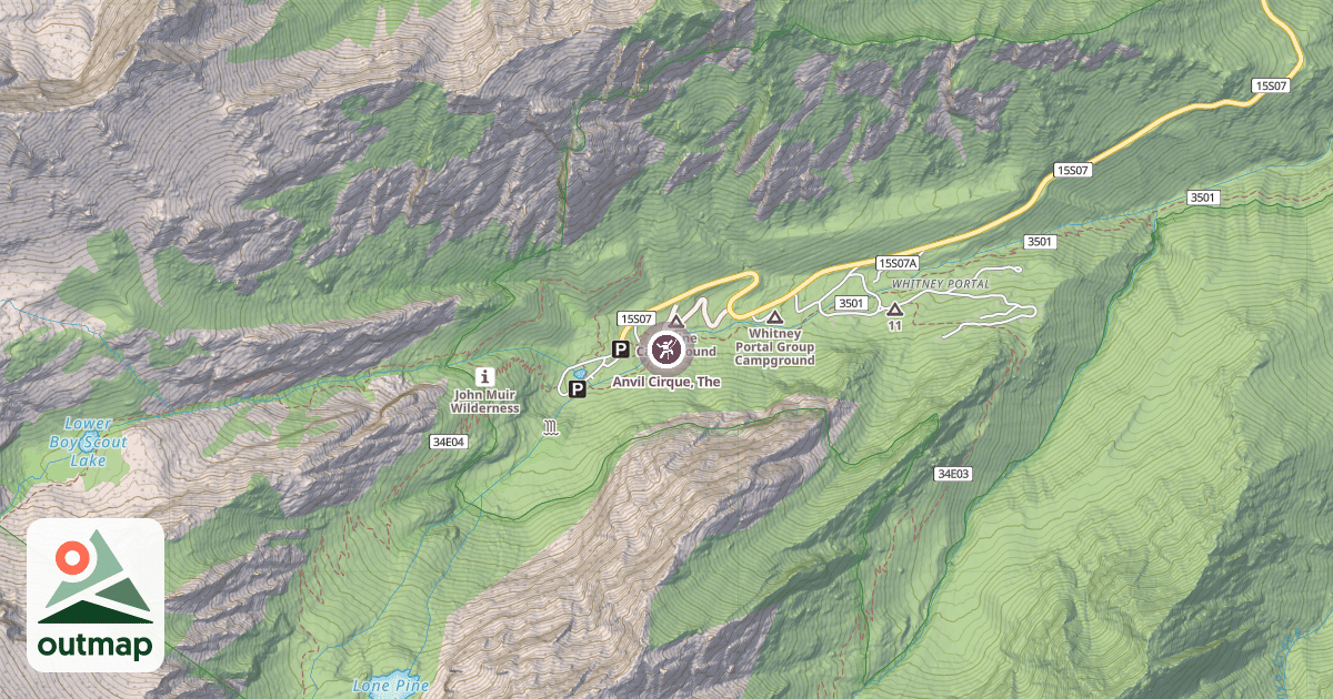 Map of Anvil Cirque, The