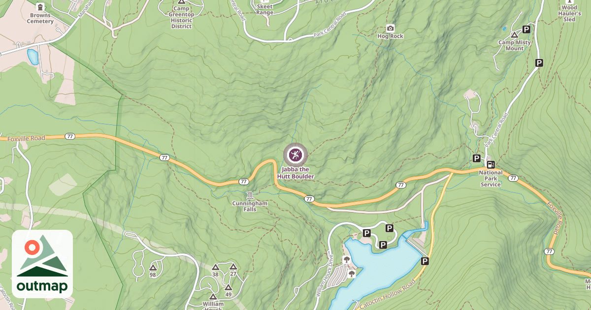 Map of Jabba the Hutt Boulder