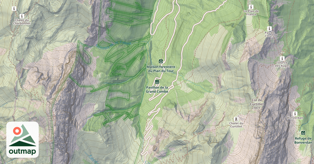 Map of Pavillon de la Grand Combe