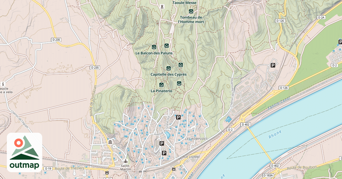 Map of Capitelle Belle Vue