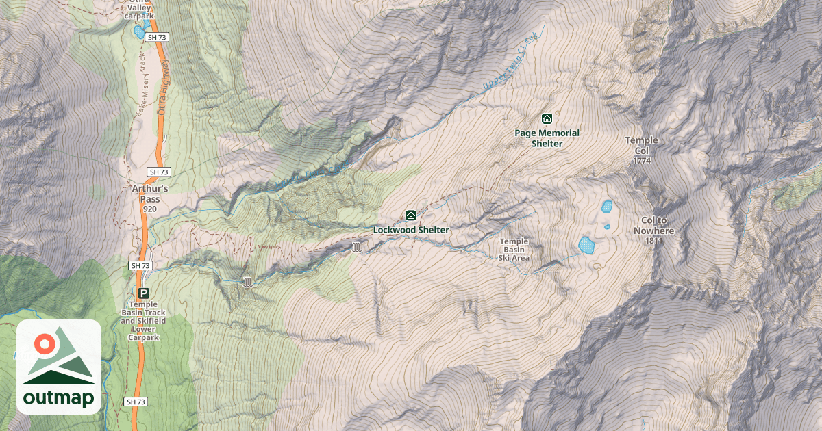Map of Lockwood Shelter