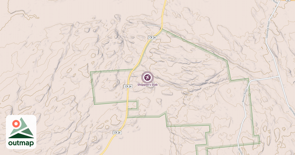 Map of Shippee’s Slab