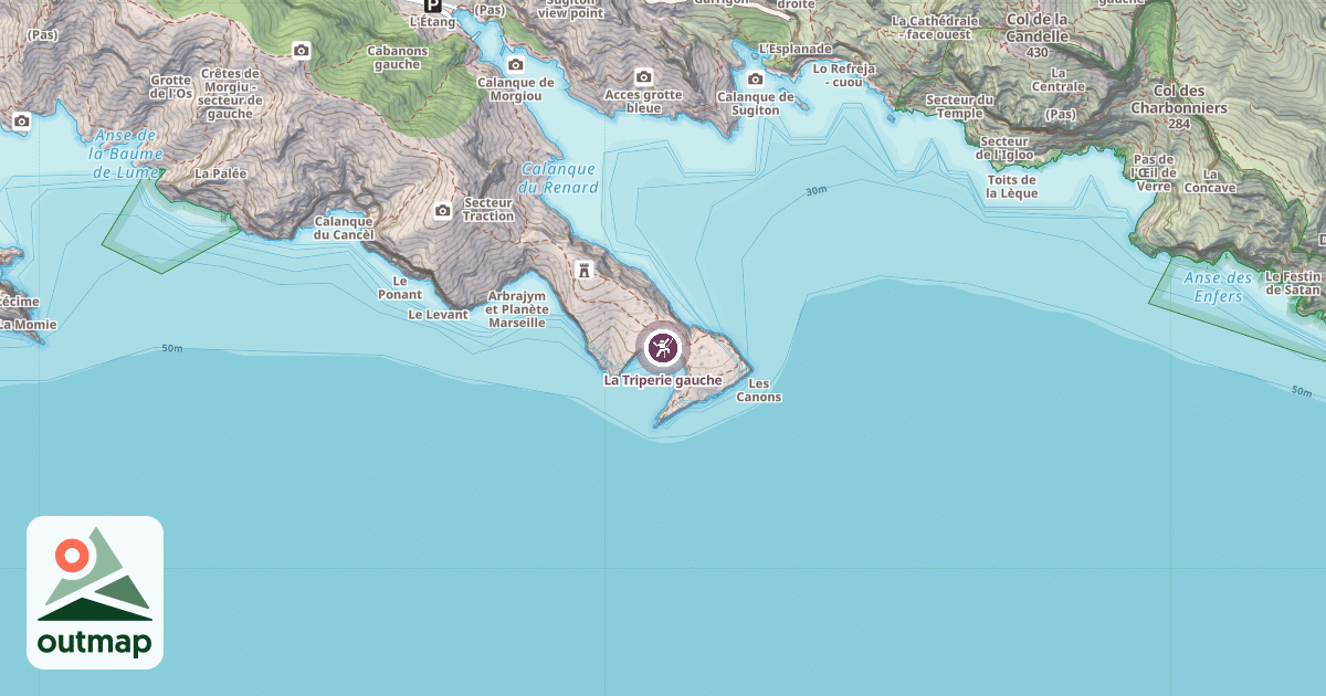 Map of La Triperie gauche