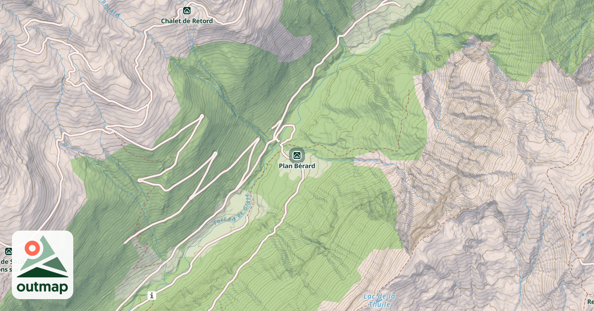 Map of Plan Bérard