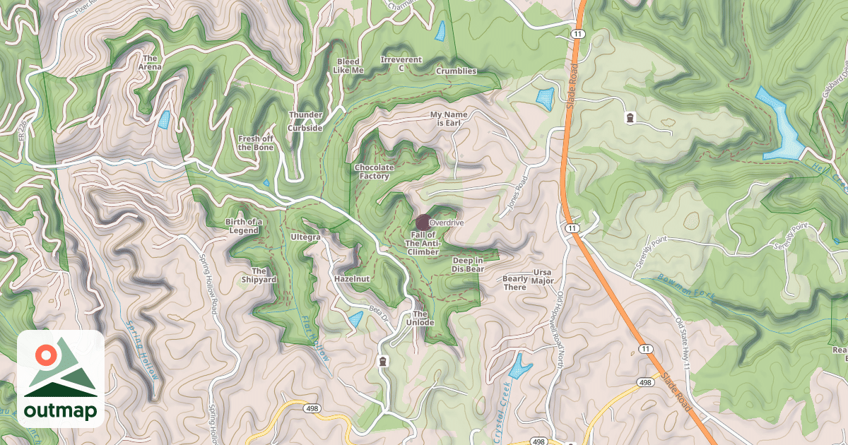Map of Overdrive