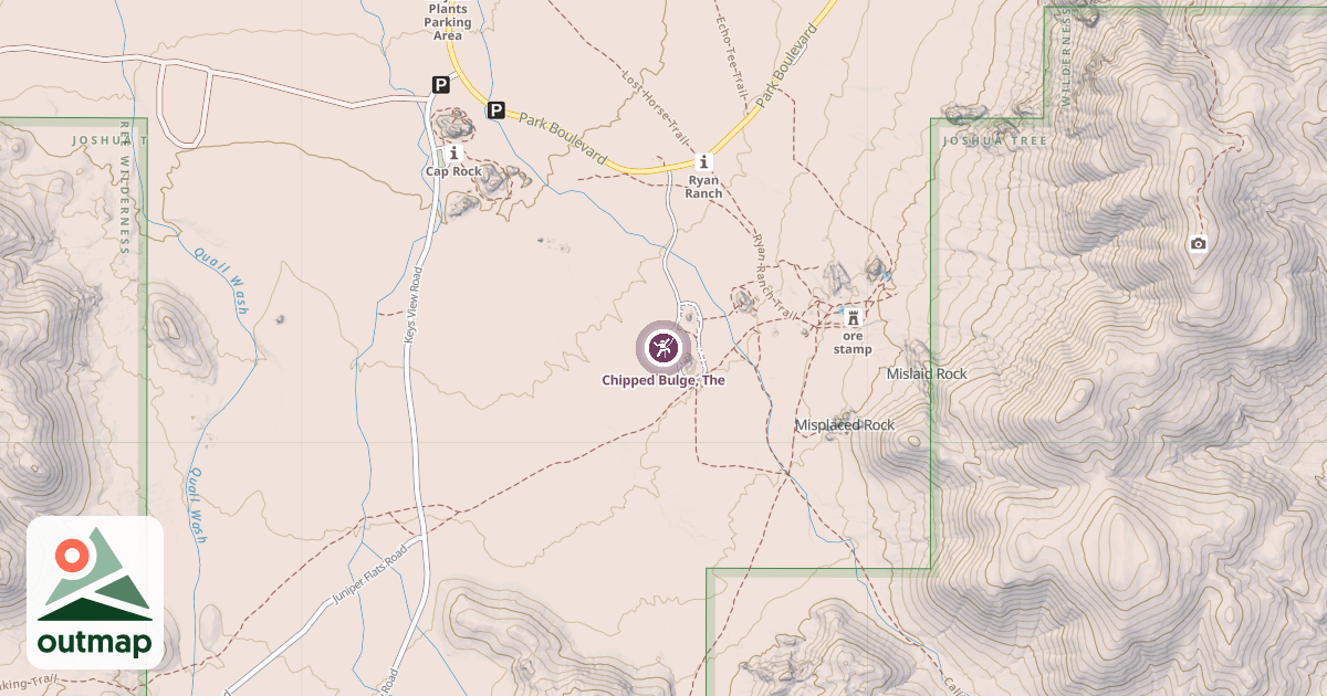 Map of Chipped Bulge, The